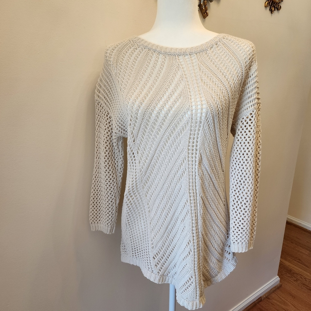 CHELSEA & THEODORE - extra large cotton sweater. XL but fits like medium. Drapes